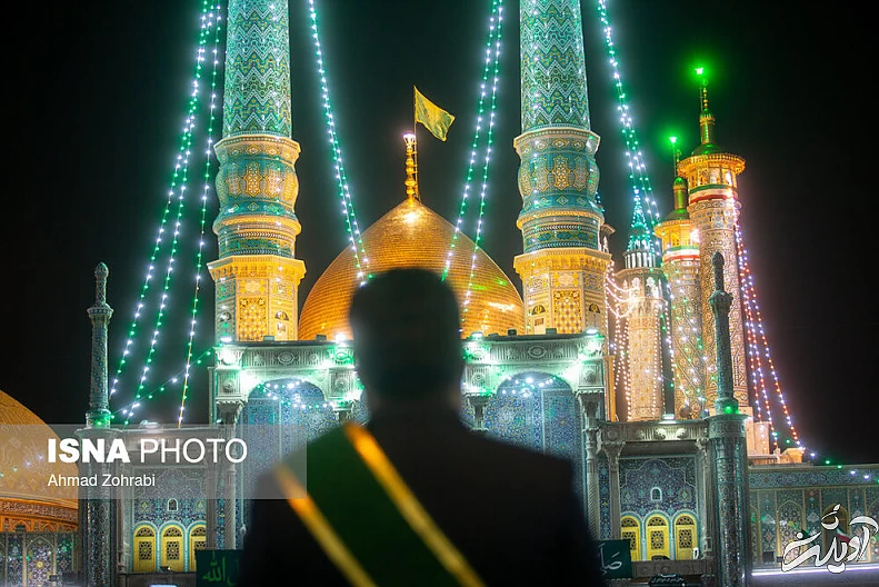 (تصاویر) شب آرزو‌ها در حرم حضرت فاطمه معصومه(س)